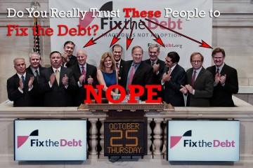 fix the debt -- Really?